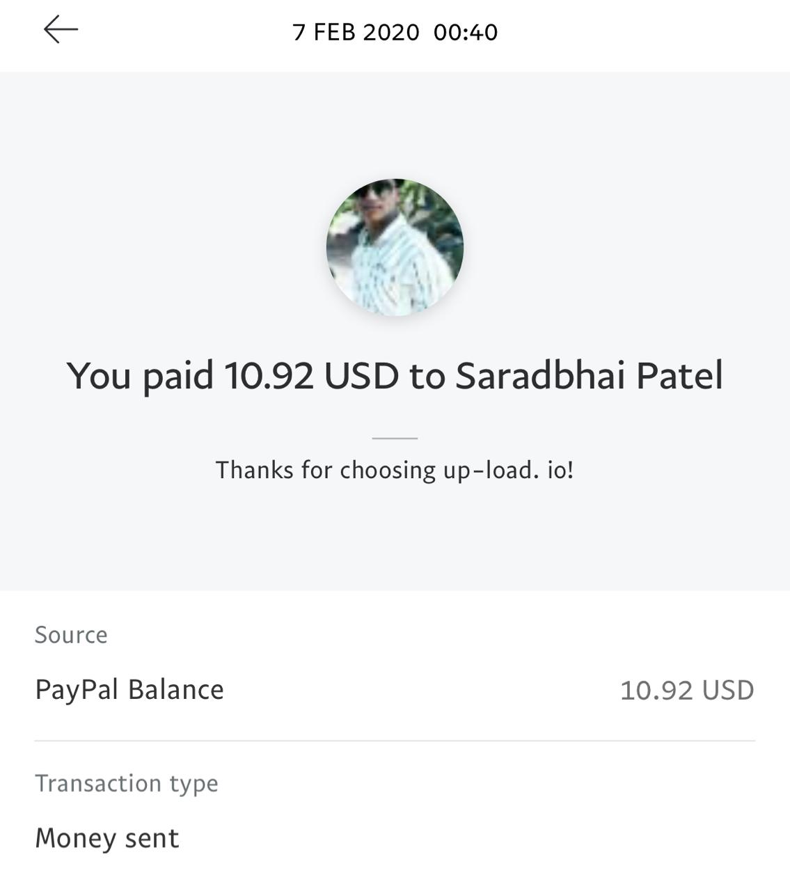 UP-LOAD.IO Payment Proof