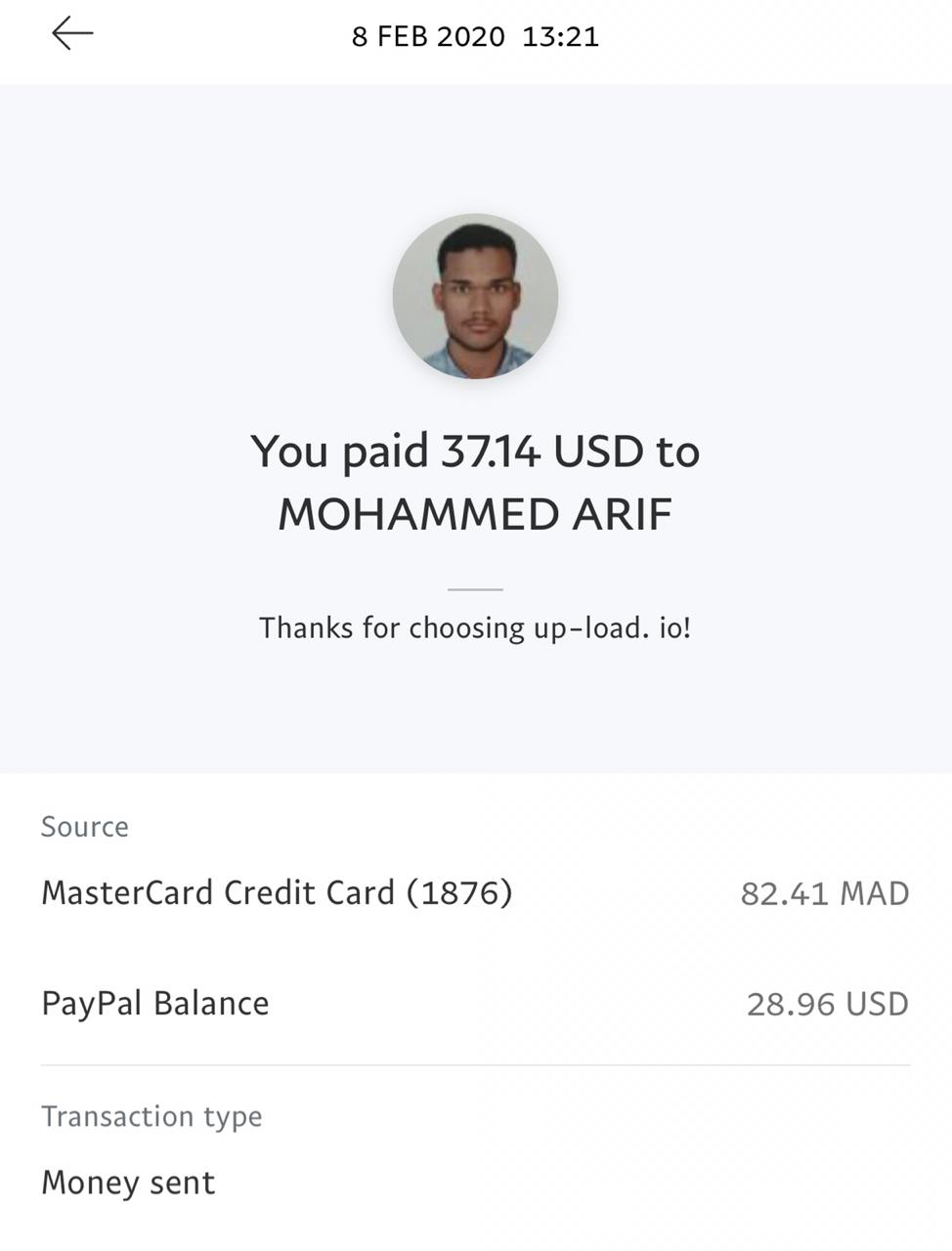 UP-LOAD.IO Payment Proof