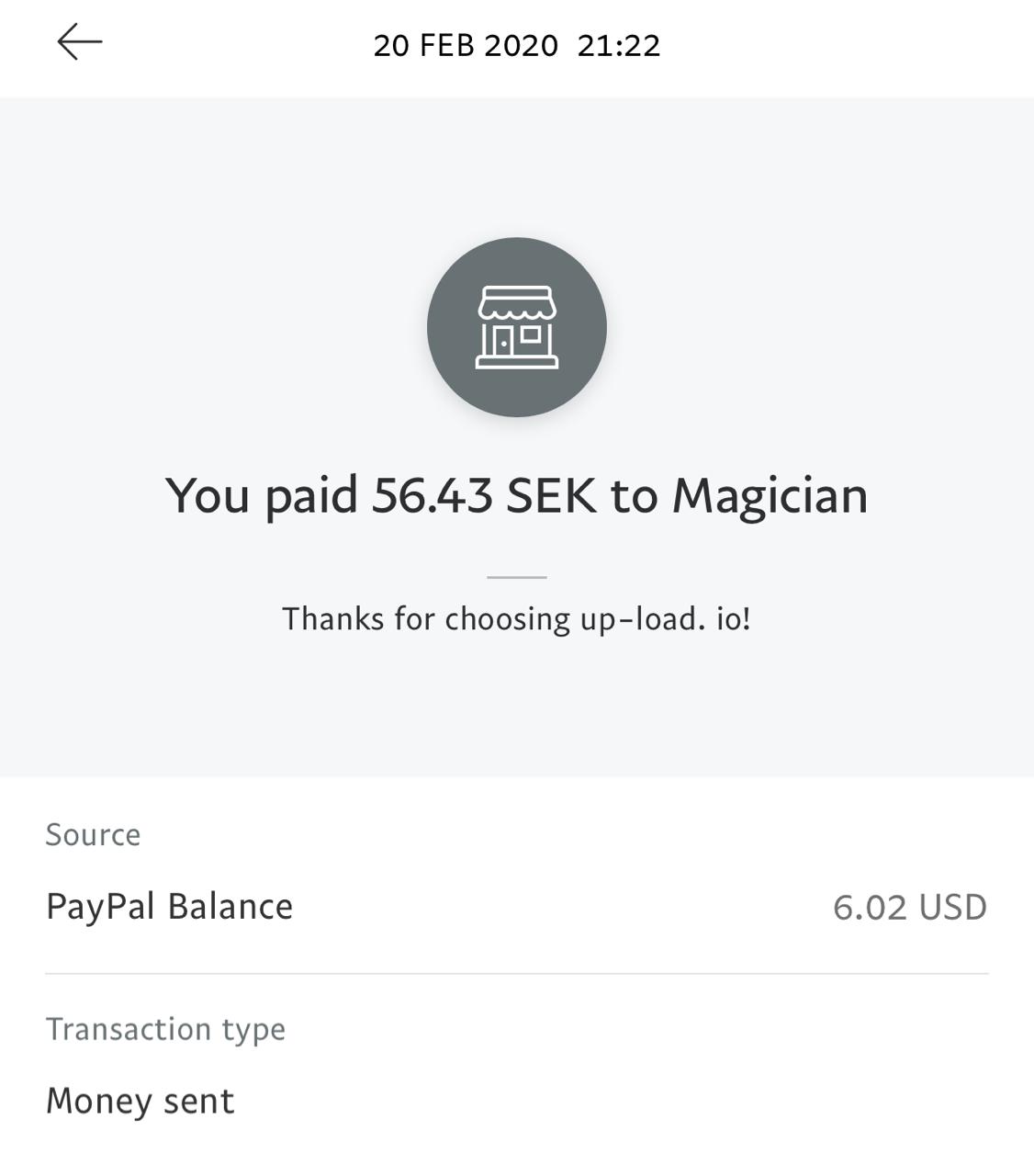 UP-LOAD.IO Payment Proof