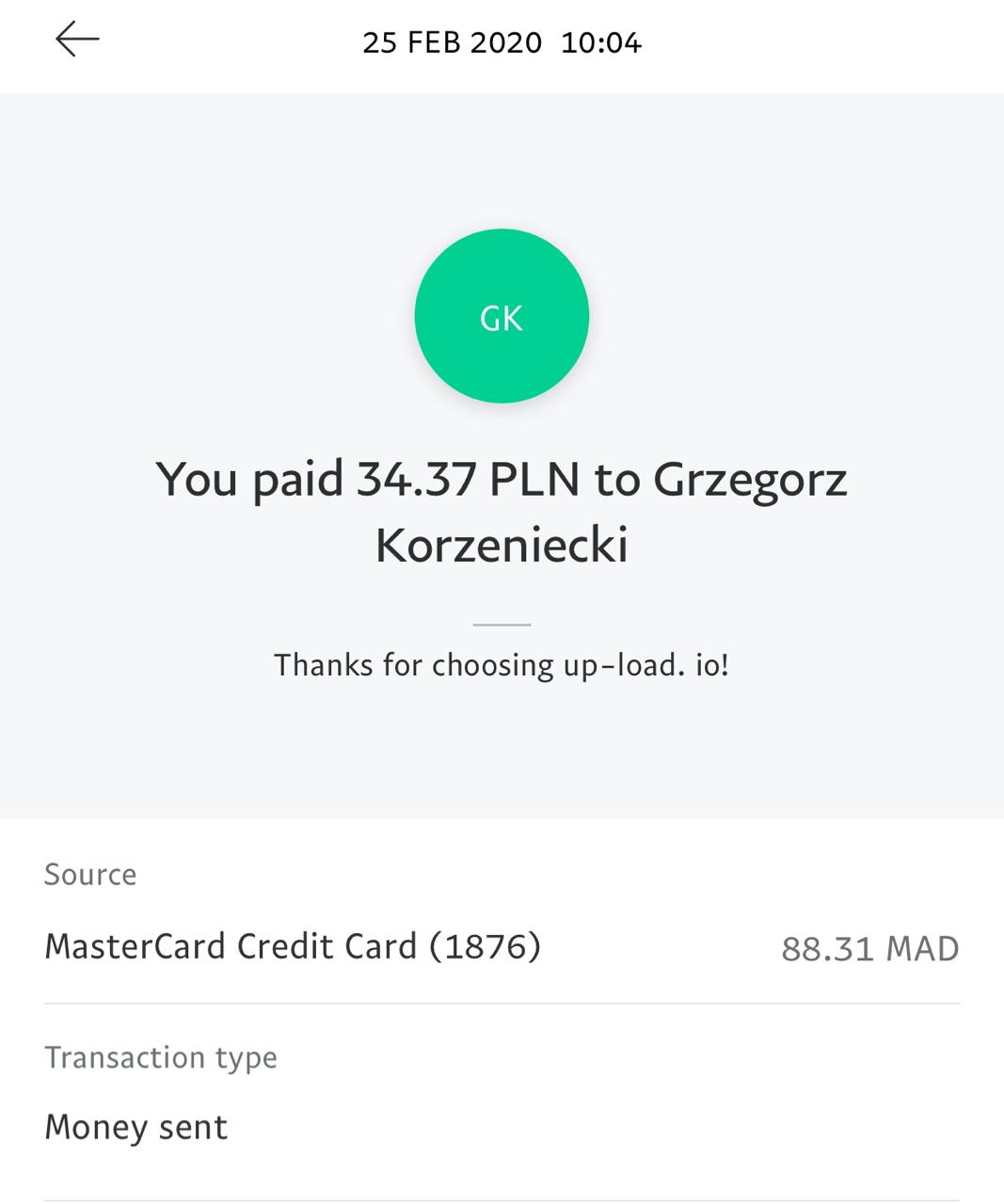 UP-LOAD.IO Payment Proof