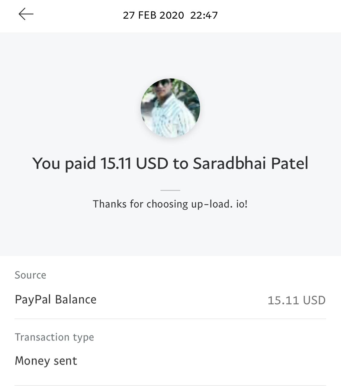 UP-LOAD.IO Payment Proof