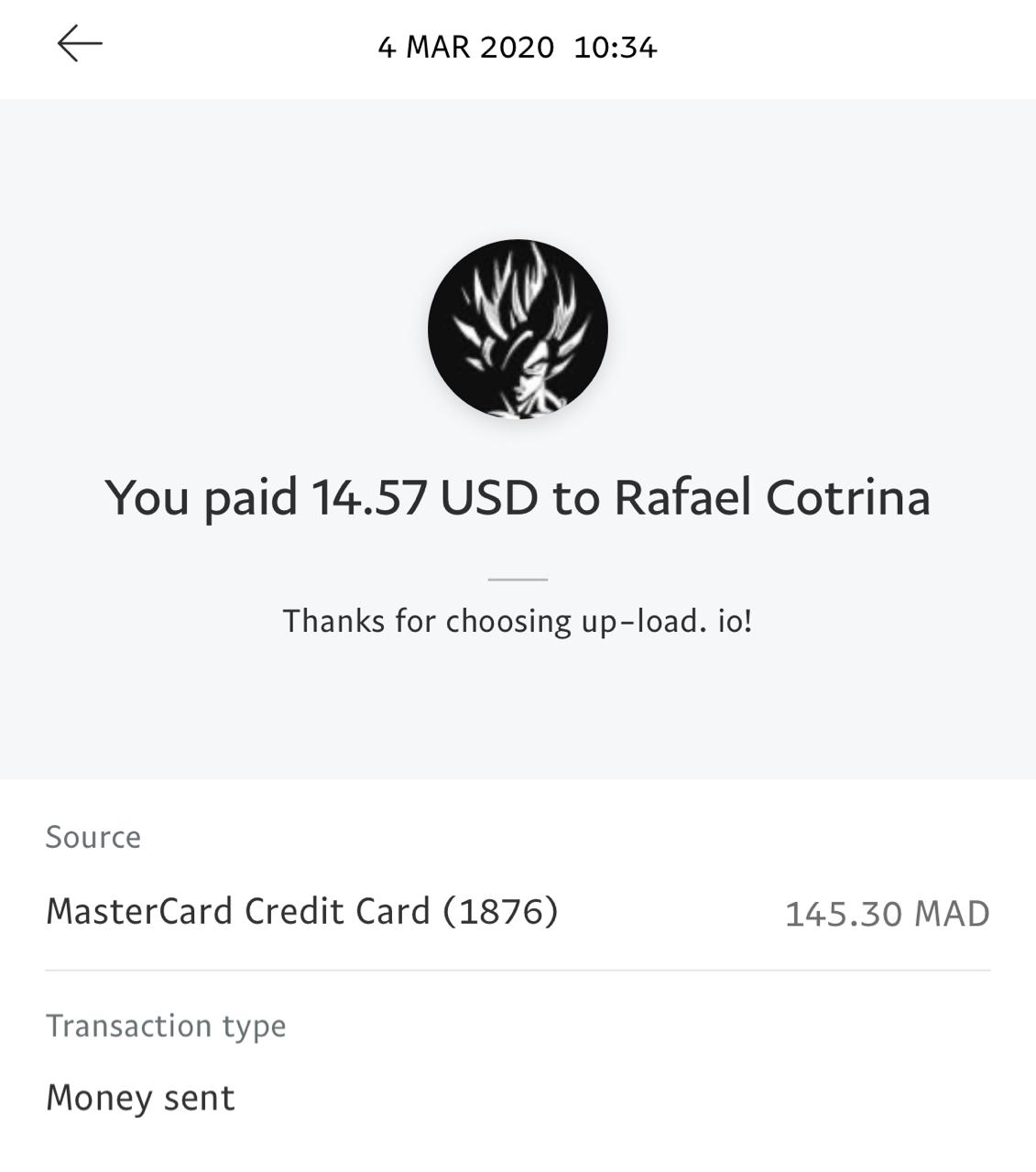 UP-LOAD.IO Payment Proof