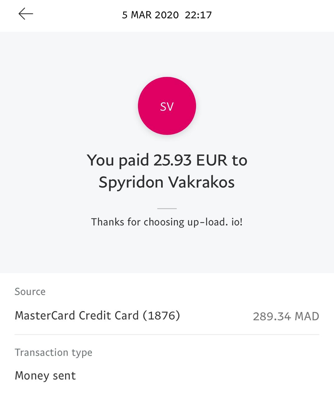 UP-LOAD.IO Payment Proof