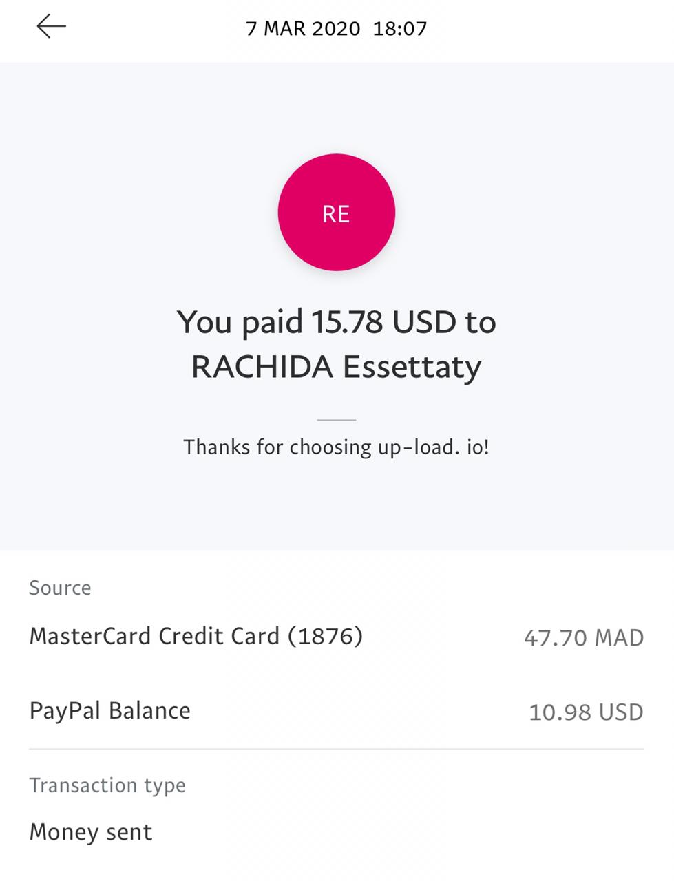 UP-LOAD.IO Payment Proof