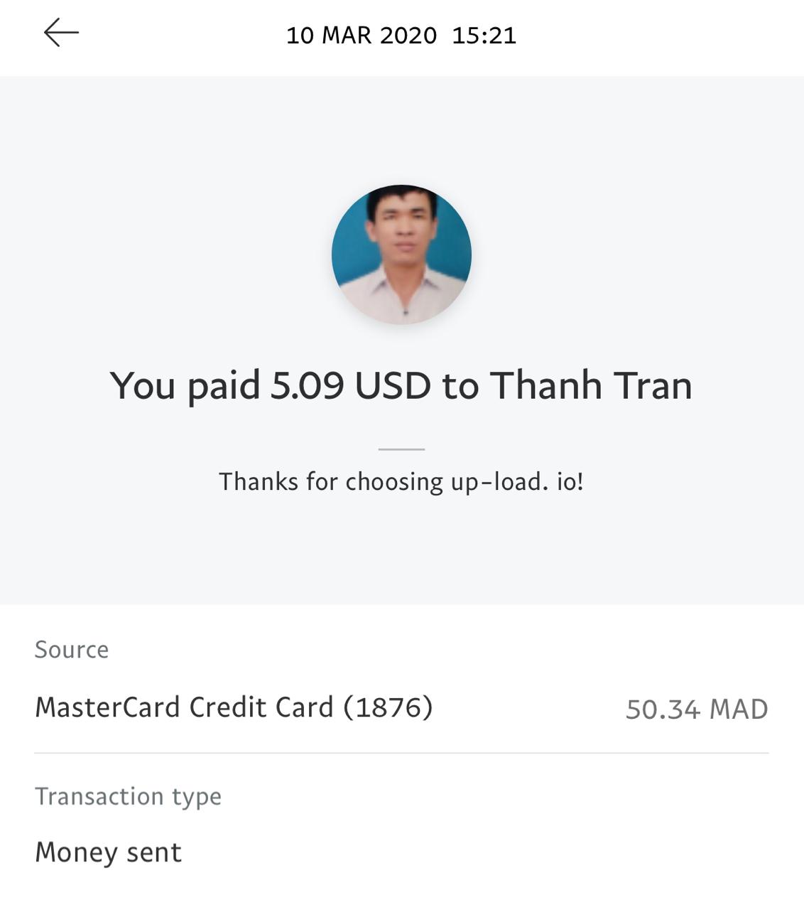 UP-LOAD.IO Payment Proof