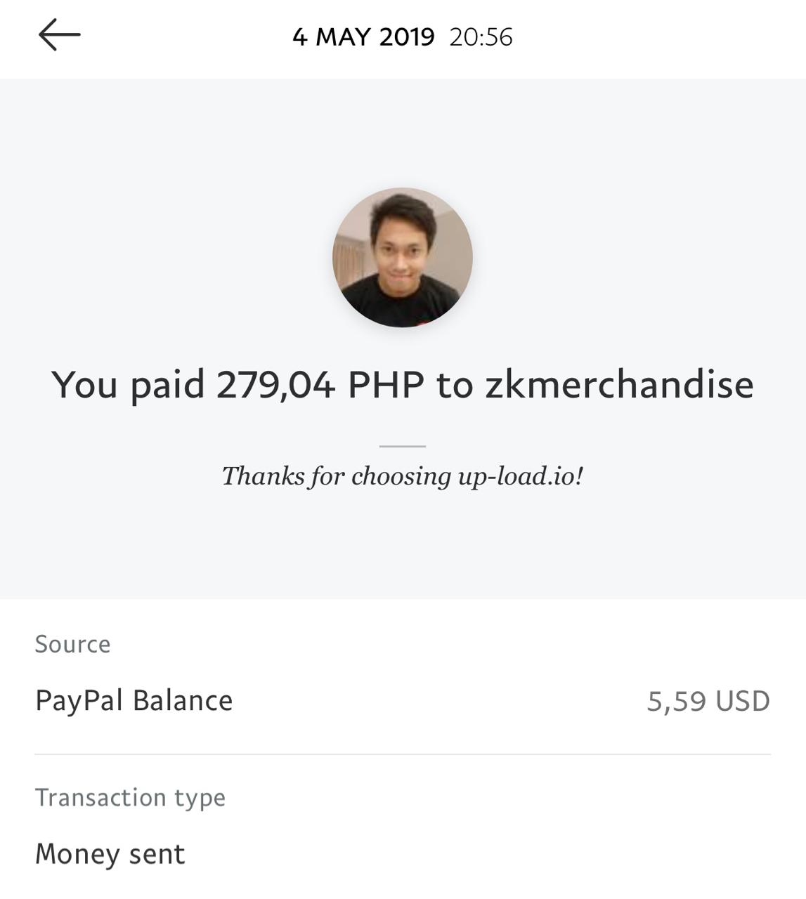 UP-LOAD.IO Payment Proof