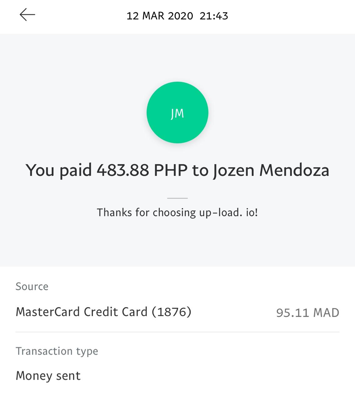 UP-LOAD.IO Payment Proof