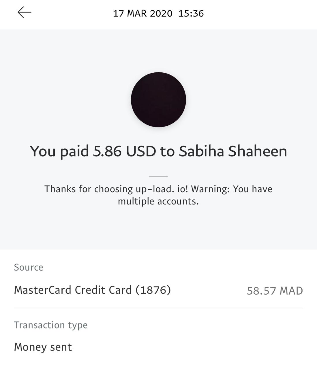 UP-LOAD.IO Payment Proof