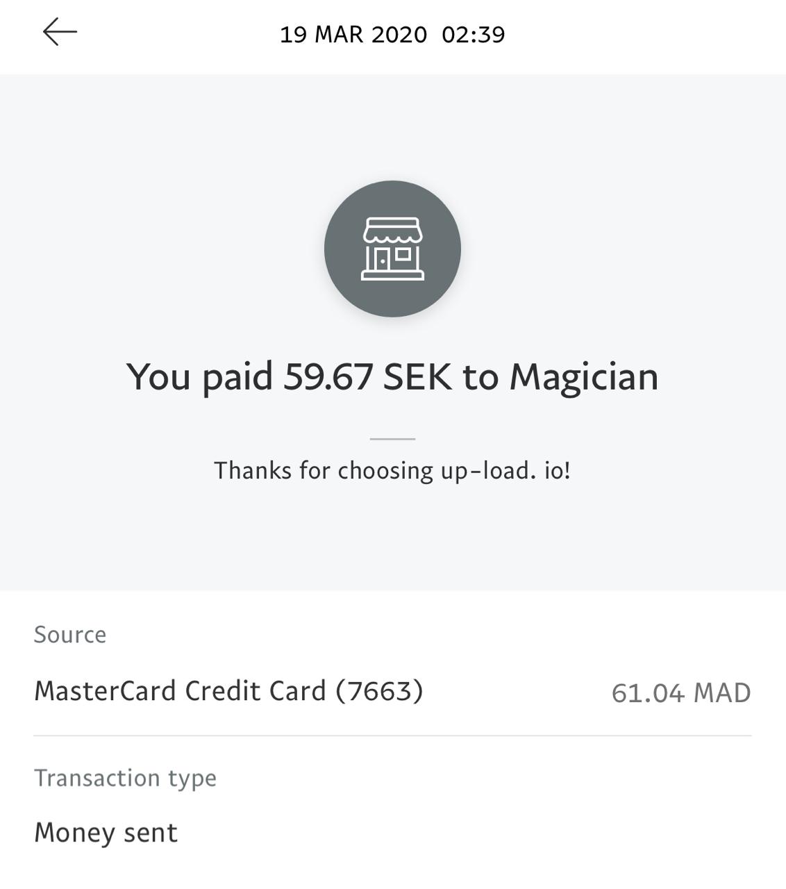 UP-LOAD.IO Payment Proof