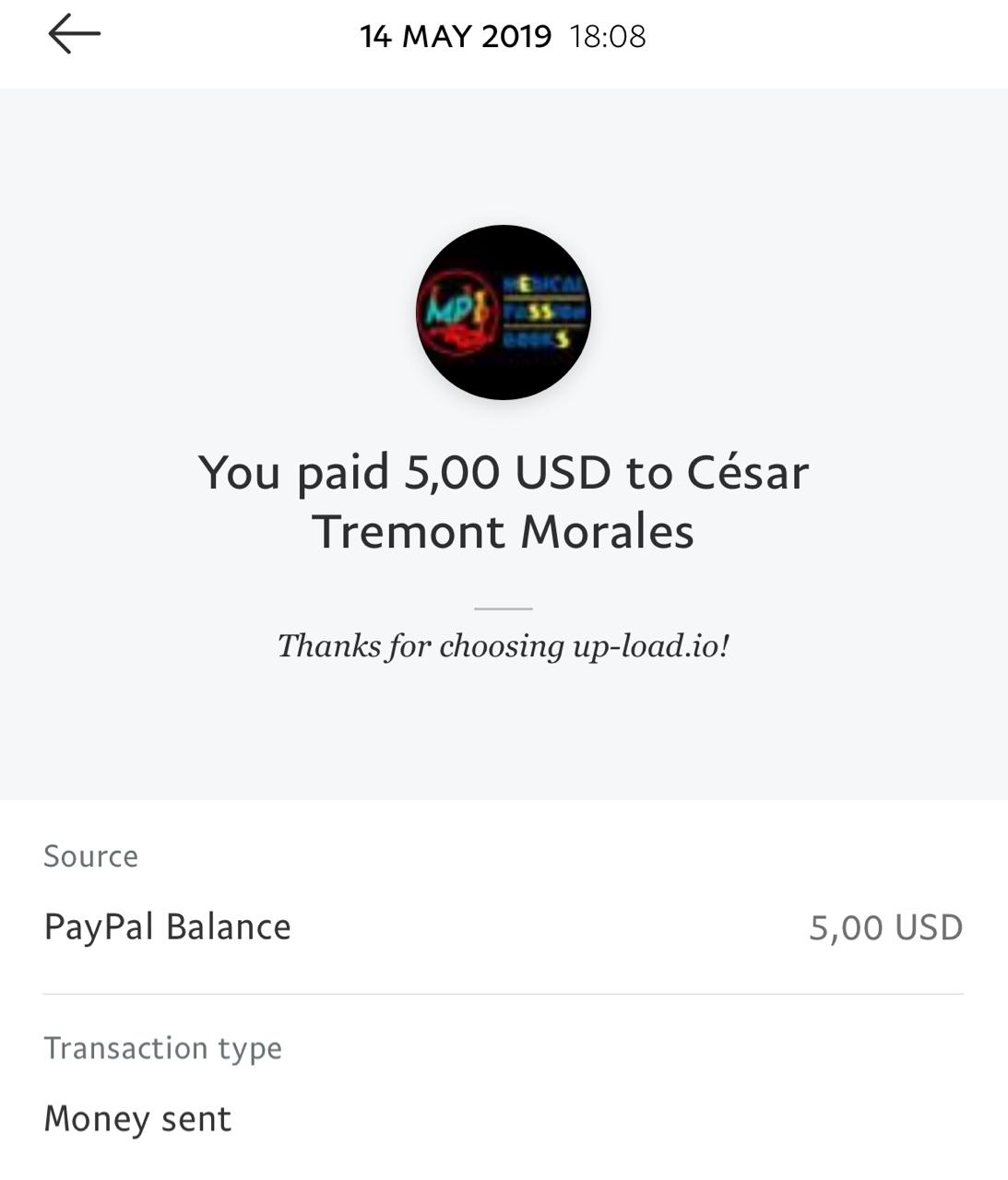 UP-LOAD.IO Payment Proof