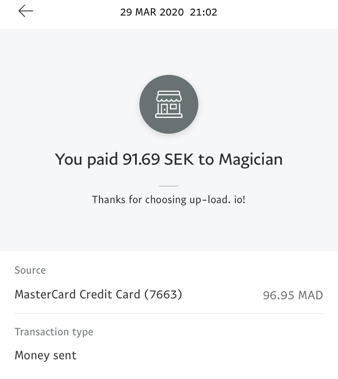 UP-LOAD.IO Payment Proof