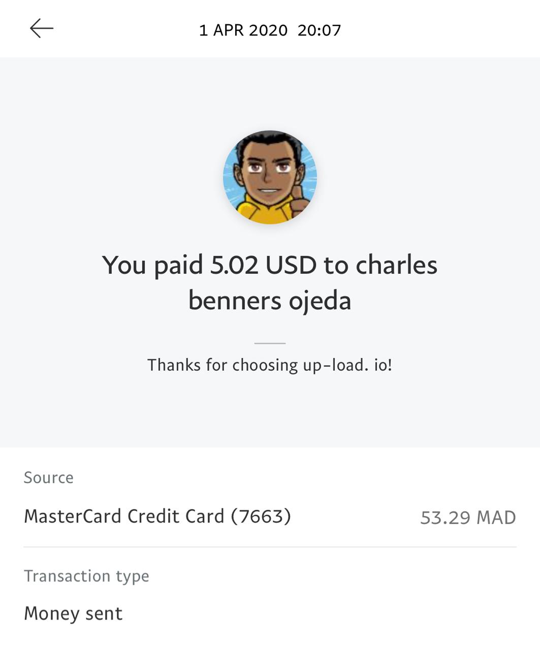 UP-LOAD.IO Payment Proof