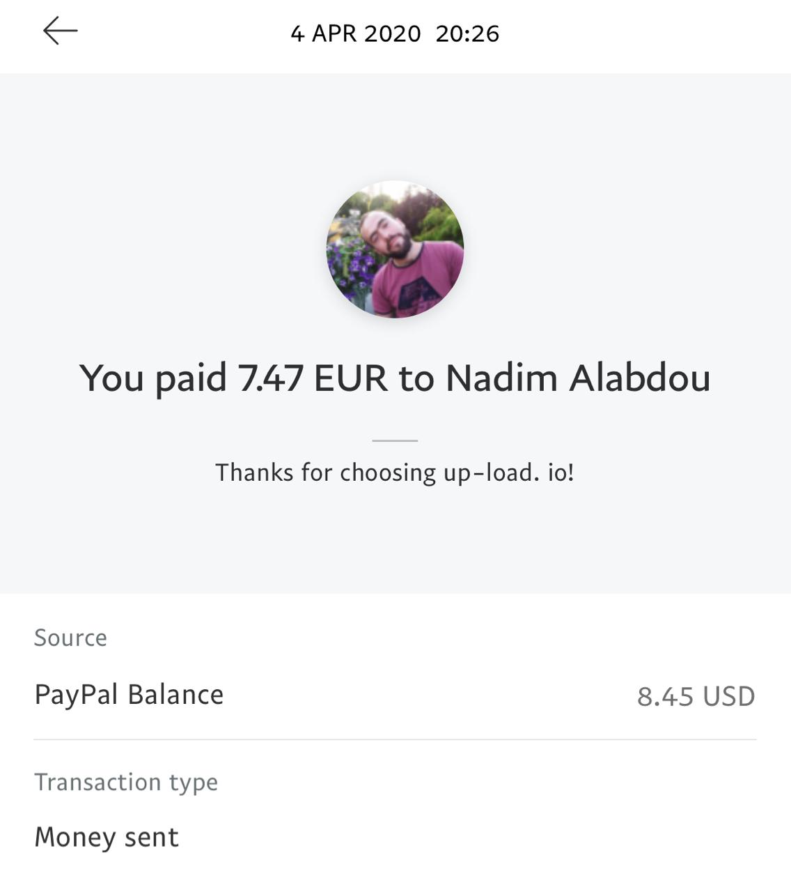 UP-LOAD.IO Payment Proof