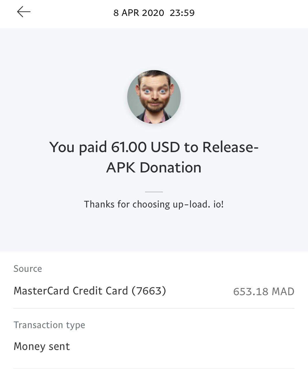 UP-LOAD.IO Payment Proof