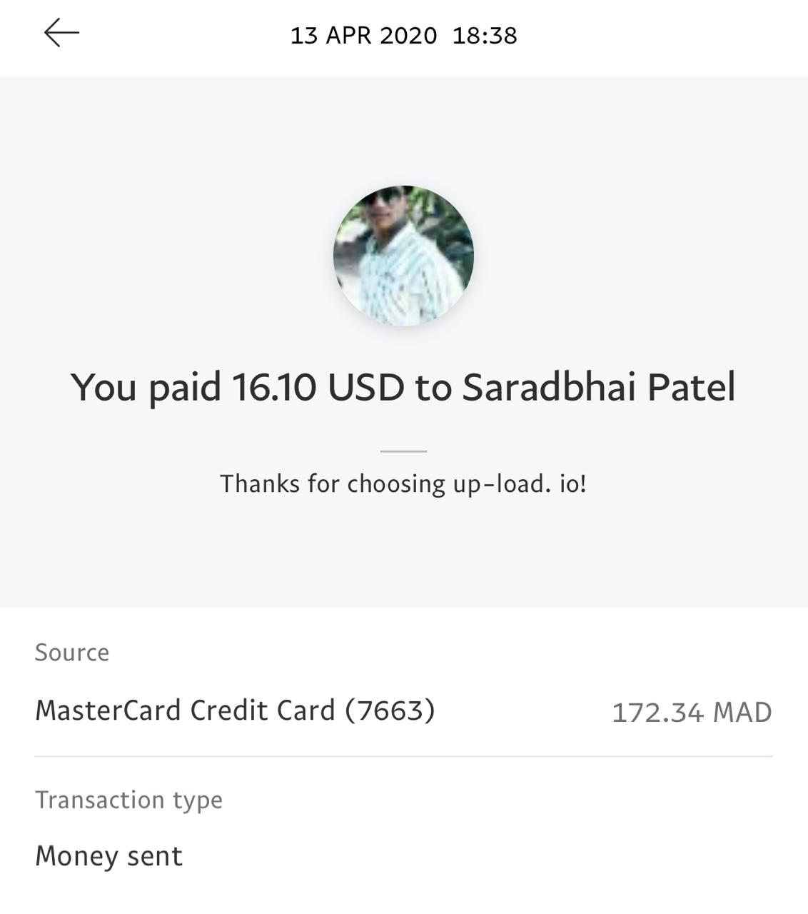 UP-LOAD.IO Payment Proof