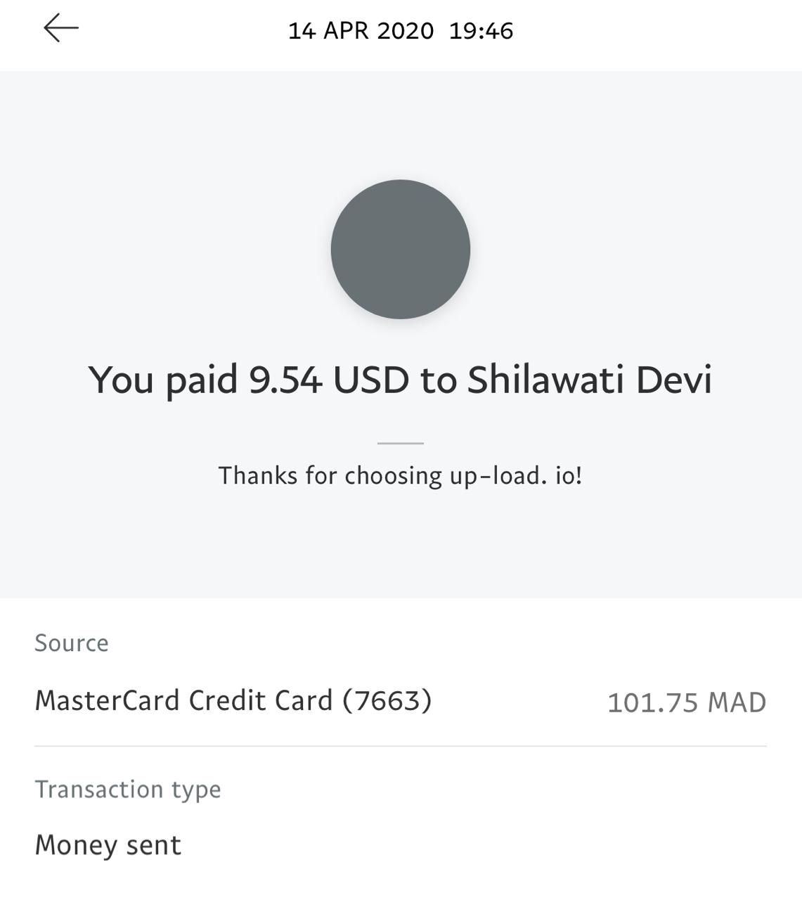 UP-LOAD.IO Payment Proof