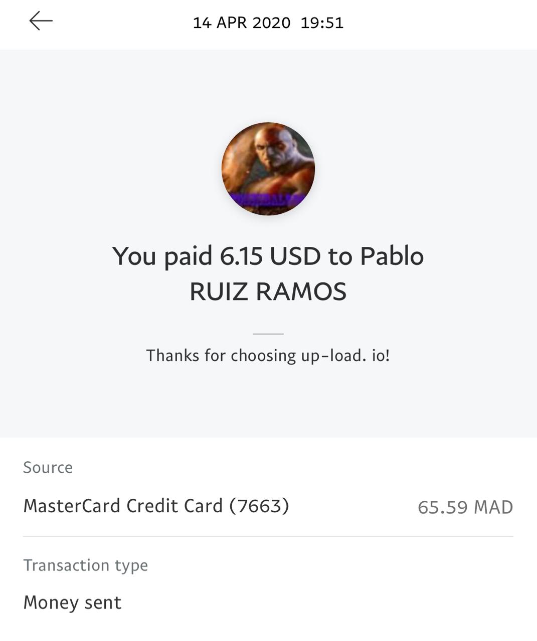 UP-LOAD.IO Payment Proof