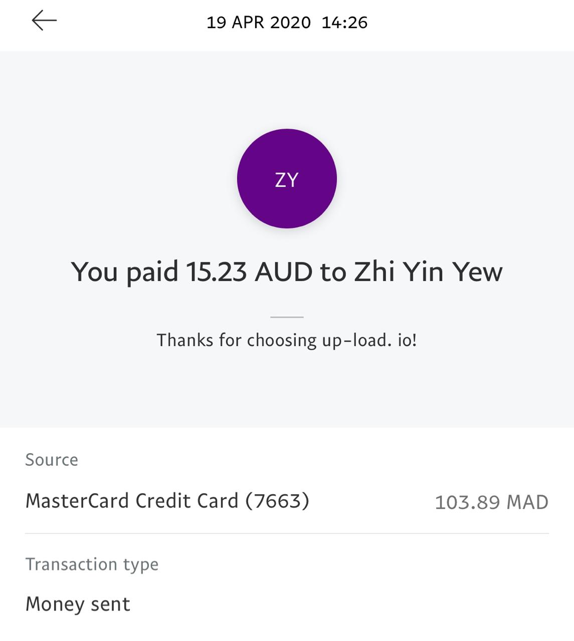 UP-LOAD.IO Payment Proof