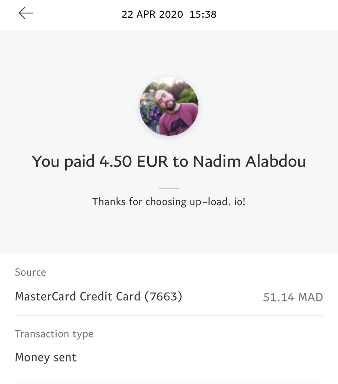 UP-LOAD.IO Payment Proof