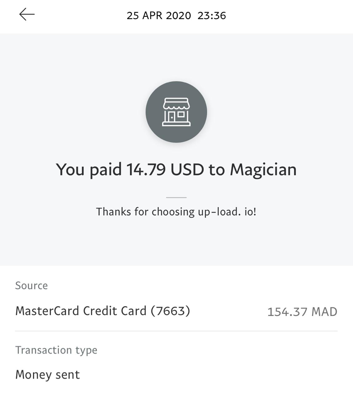 UP-LOAD.IO Payment Proof