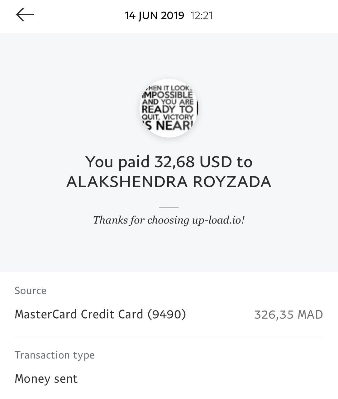 UP-LOAD.IO Payment Proof