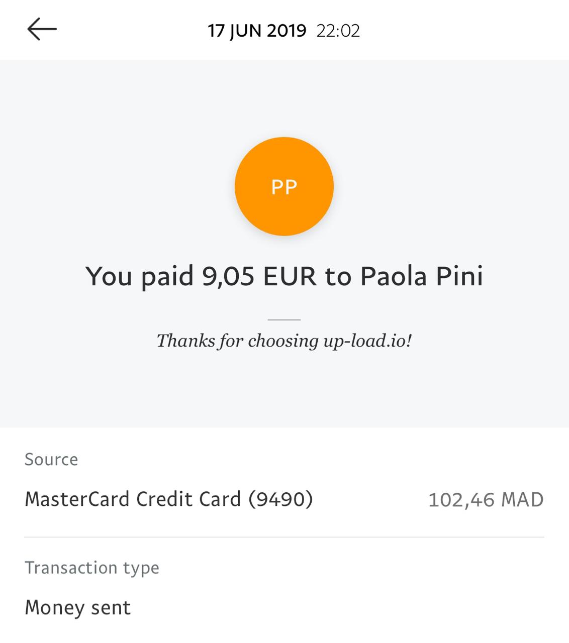 UP-LOAD.IO Payment Proof