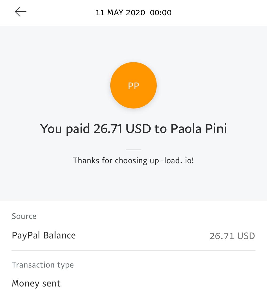 UP-LOAD.IO Payment Proof