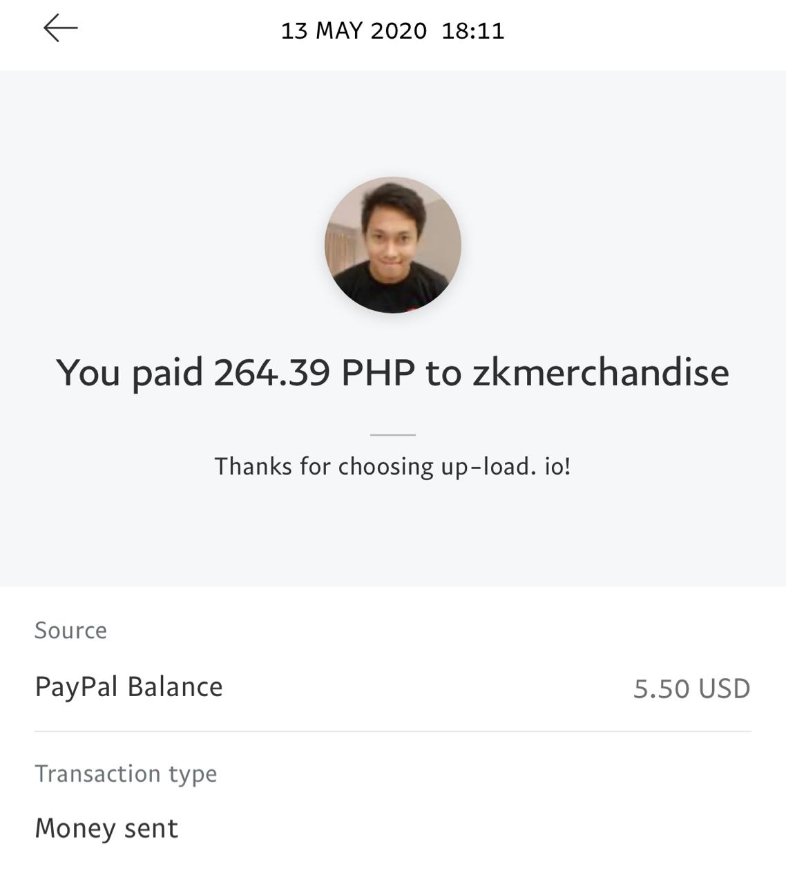 UP-LOAD.IO Payment Proof