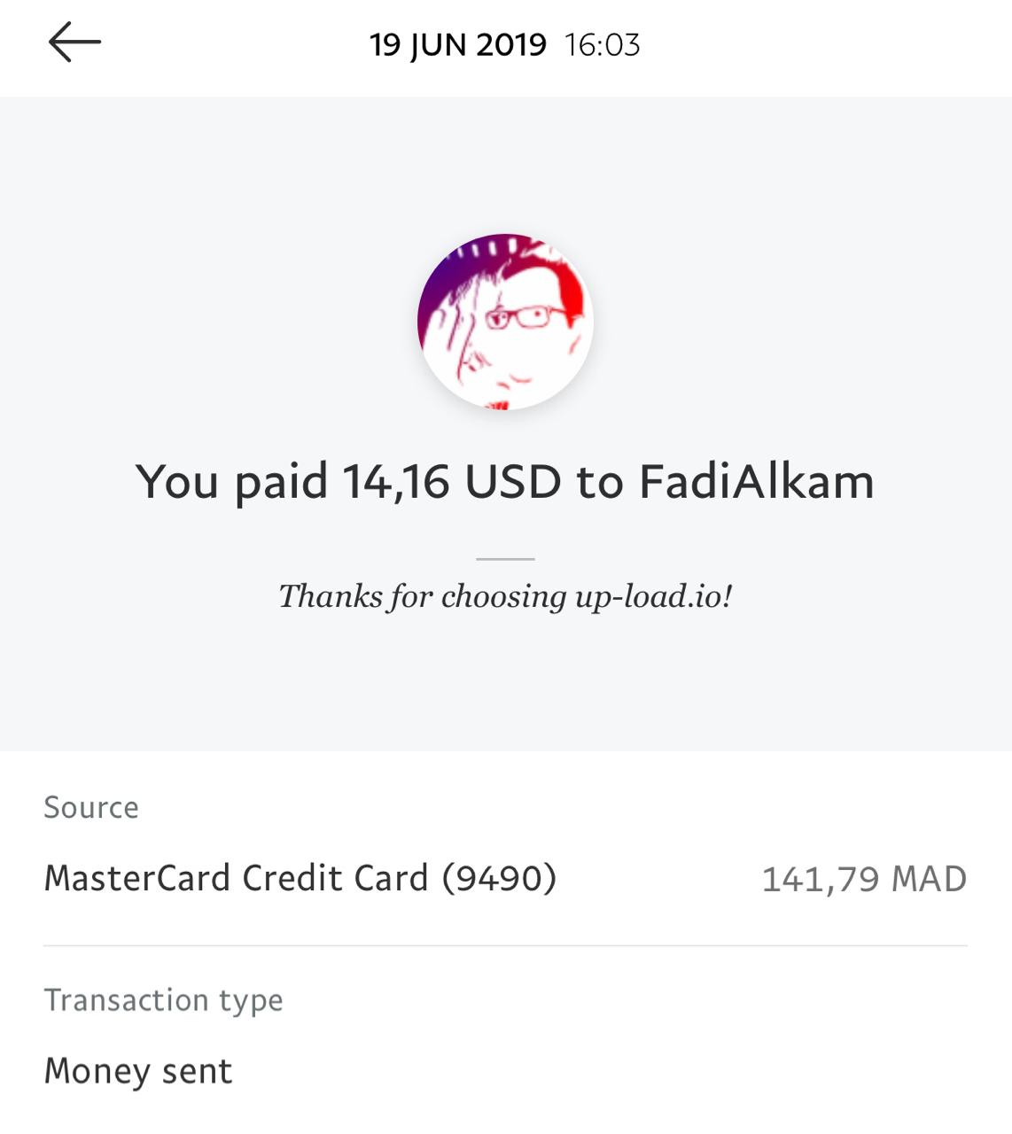 UP-LOAD.IO Payment Proof