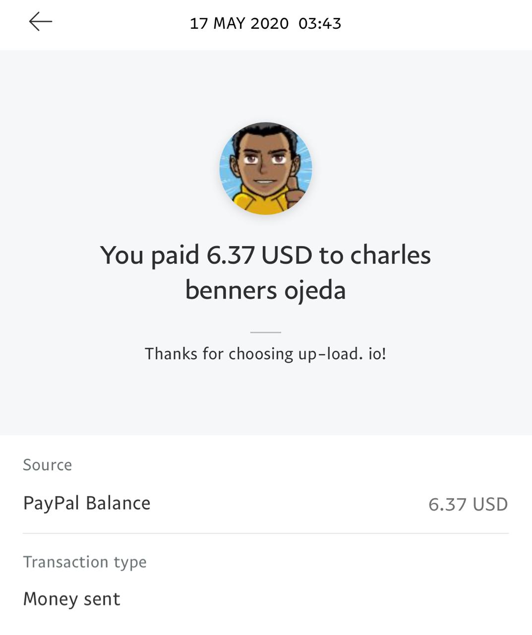 UP-LOAD.IO Payment Proof