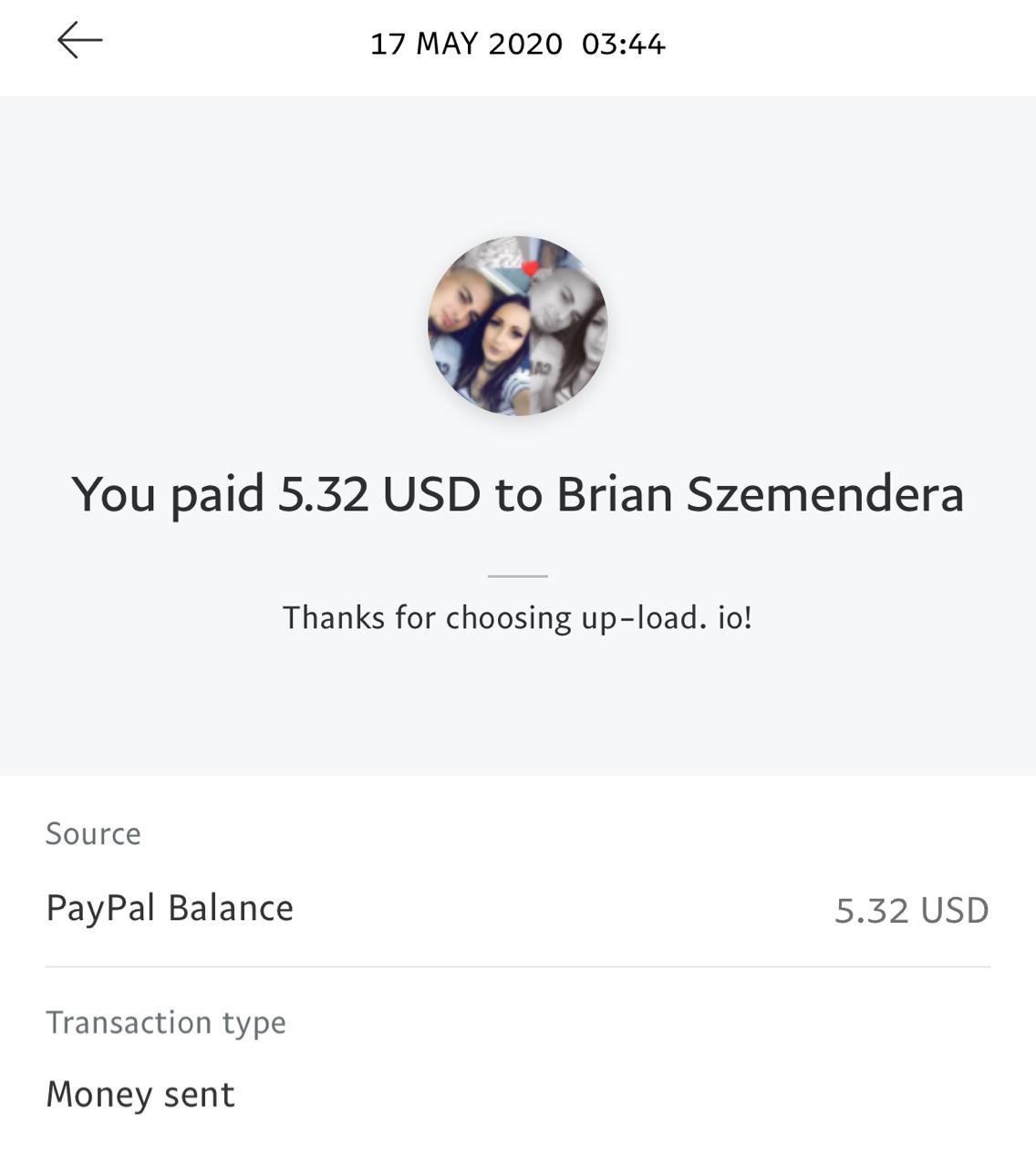 UP-LOAD.IO Payment Proof