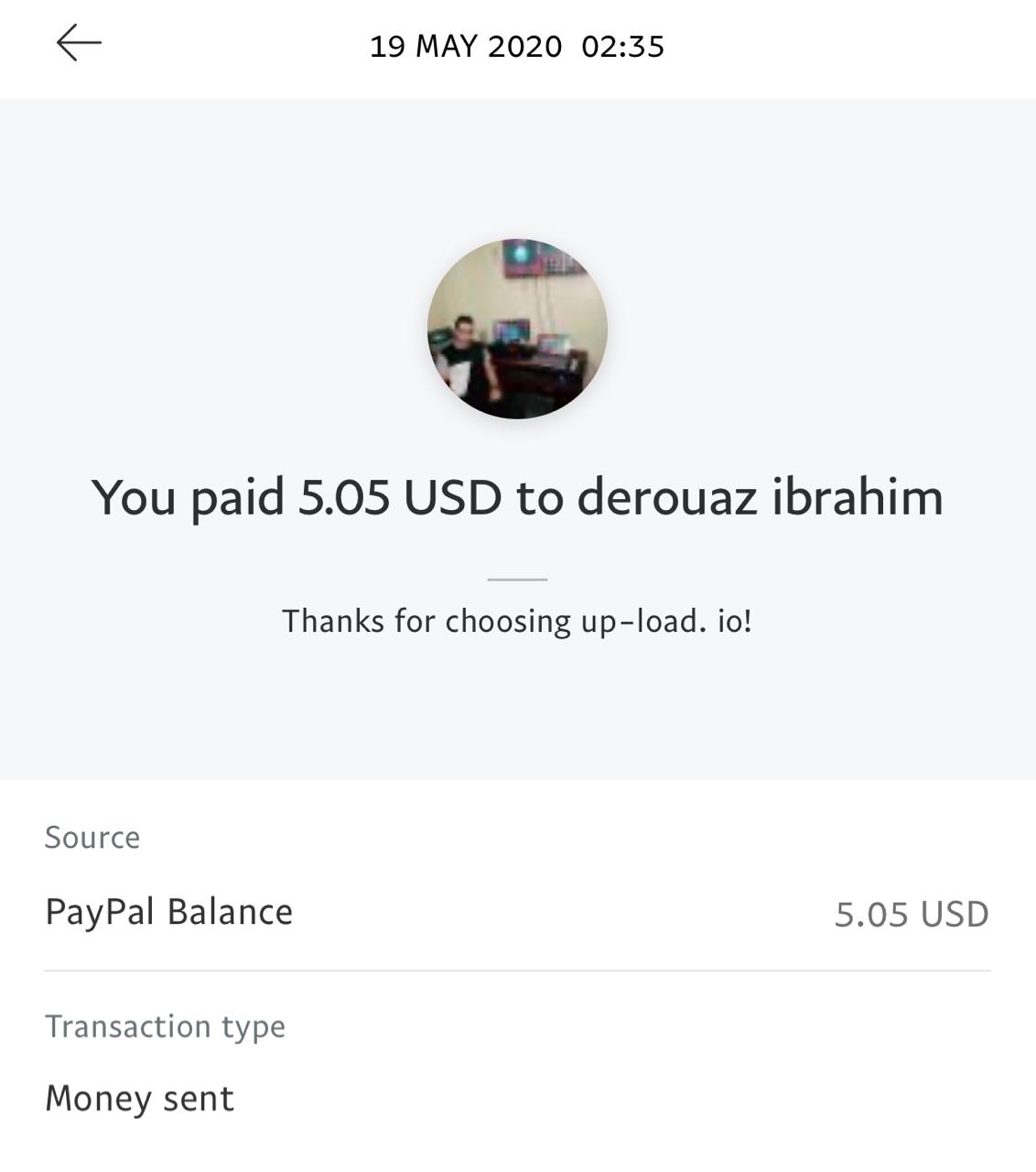 UP-LOAD.IO Payment Proof