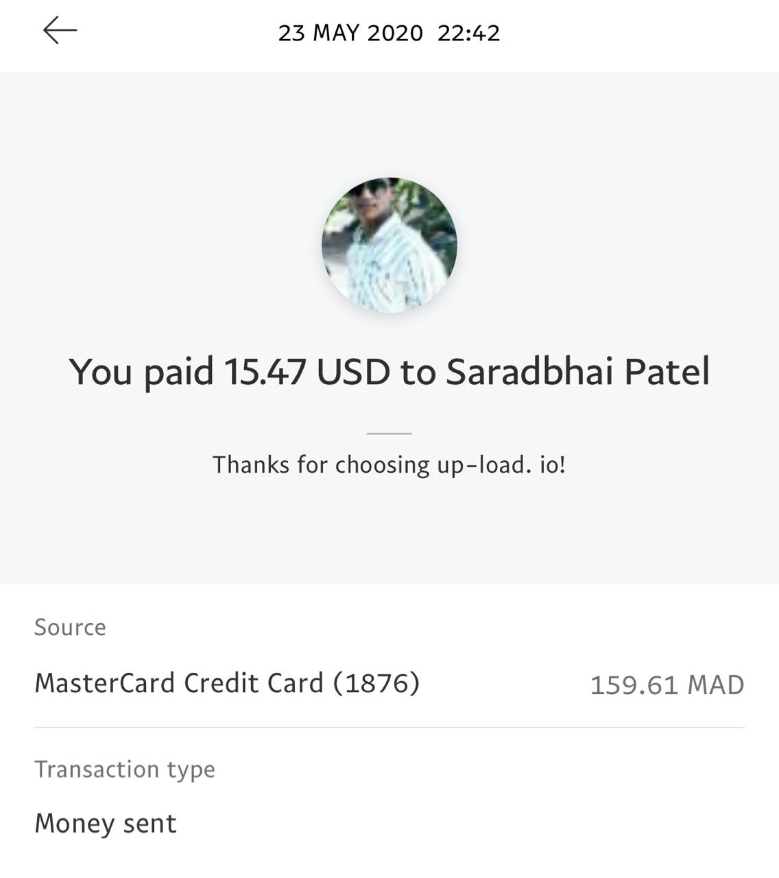 UP-LOAD.IO Payment Proof