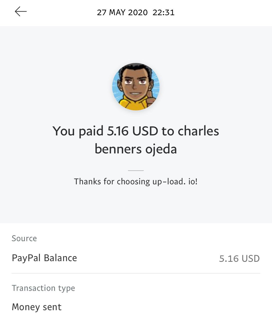 UP-LOAD.IO Payment Proof