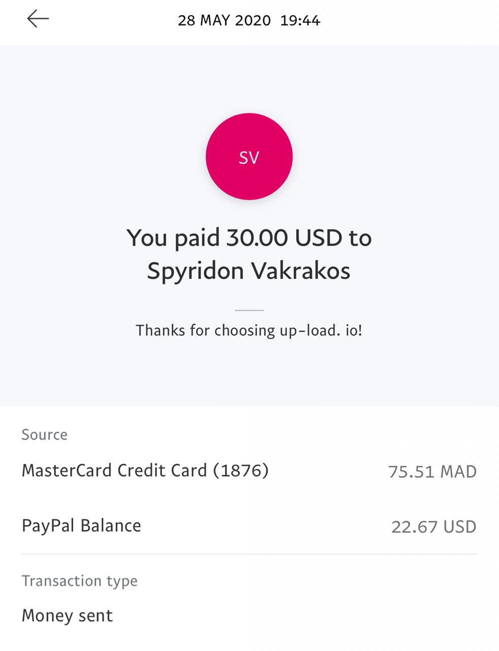 UP-LOAD.IO Payment Proof