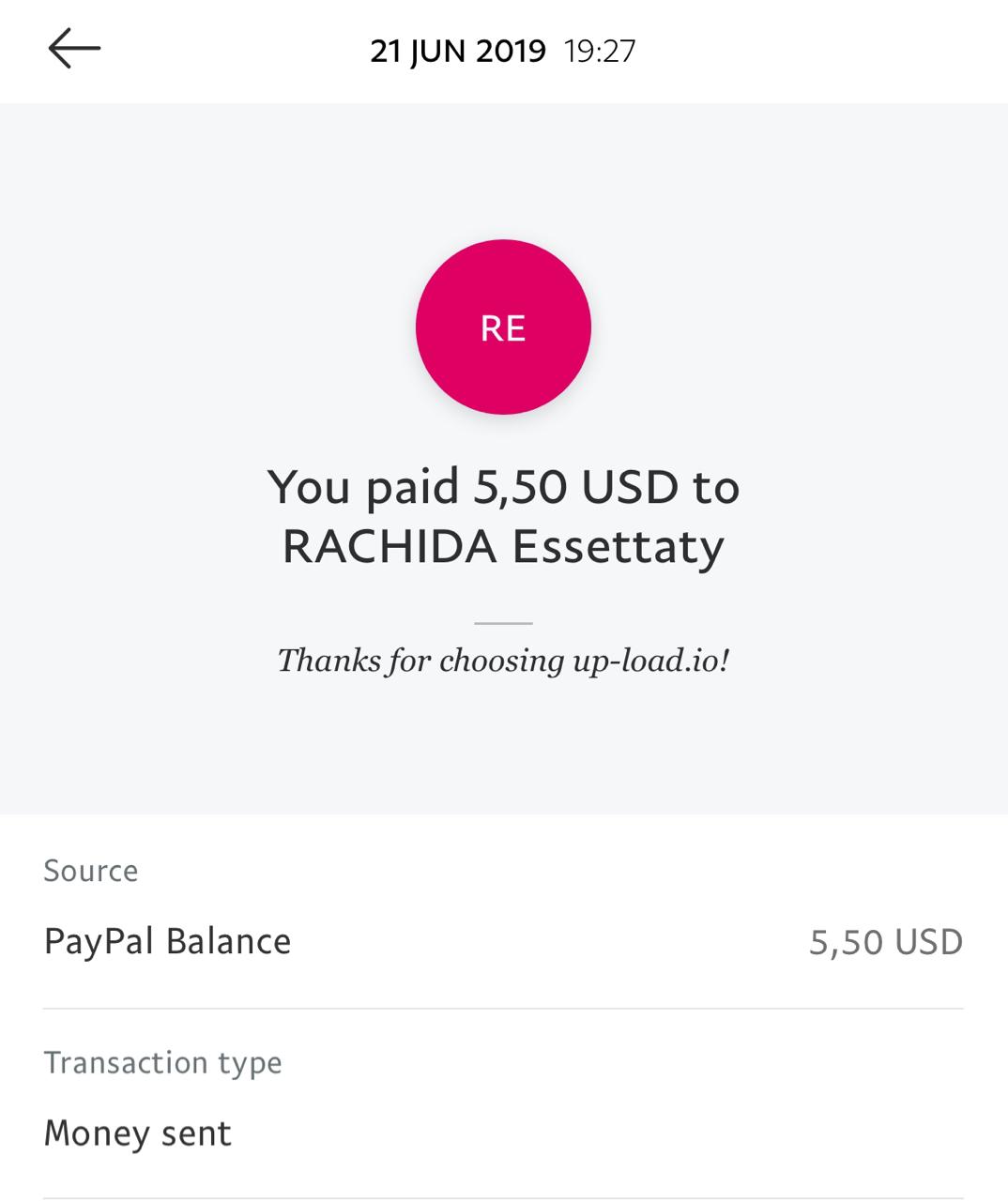 UP-LOAD.IO Payment Proof