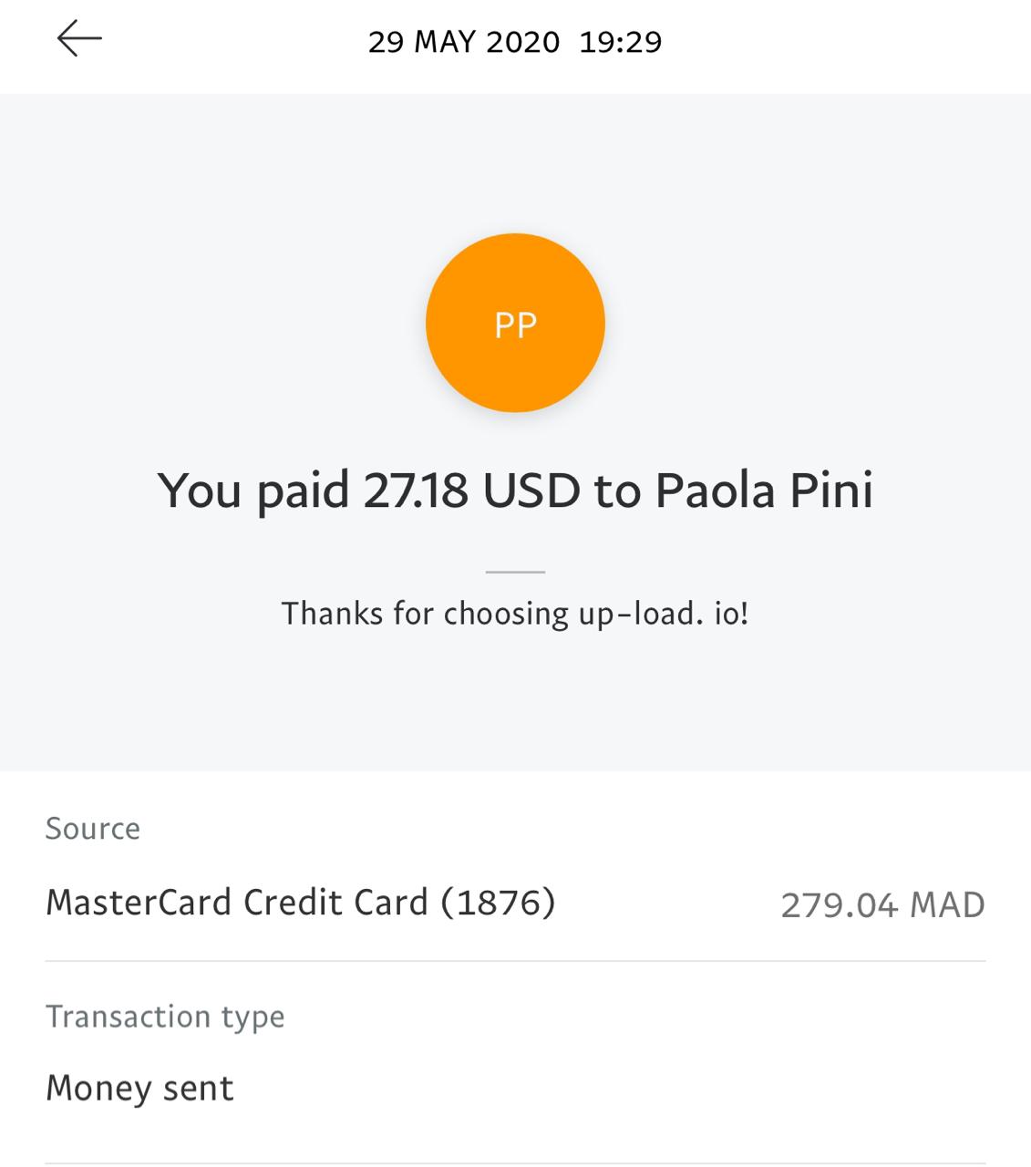 UP-LOAD.IO Payment Proof