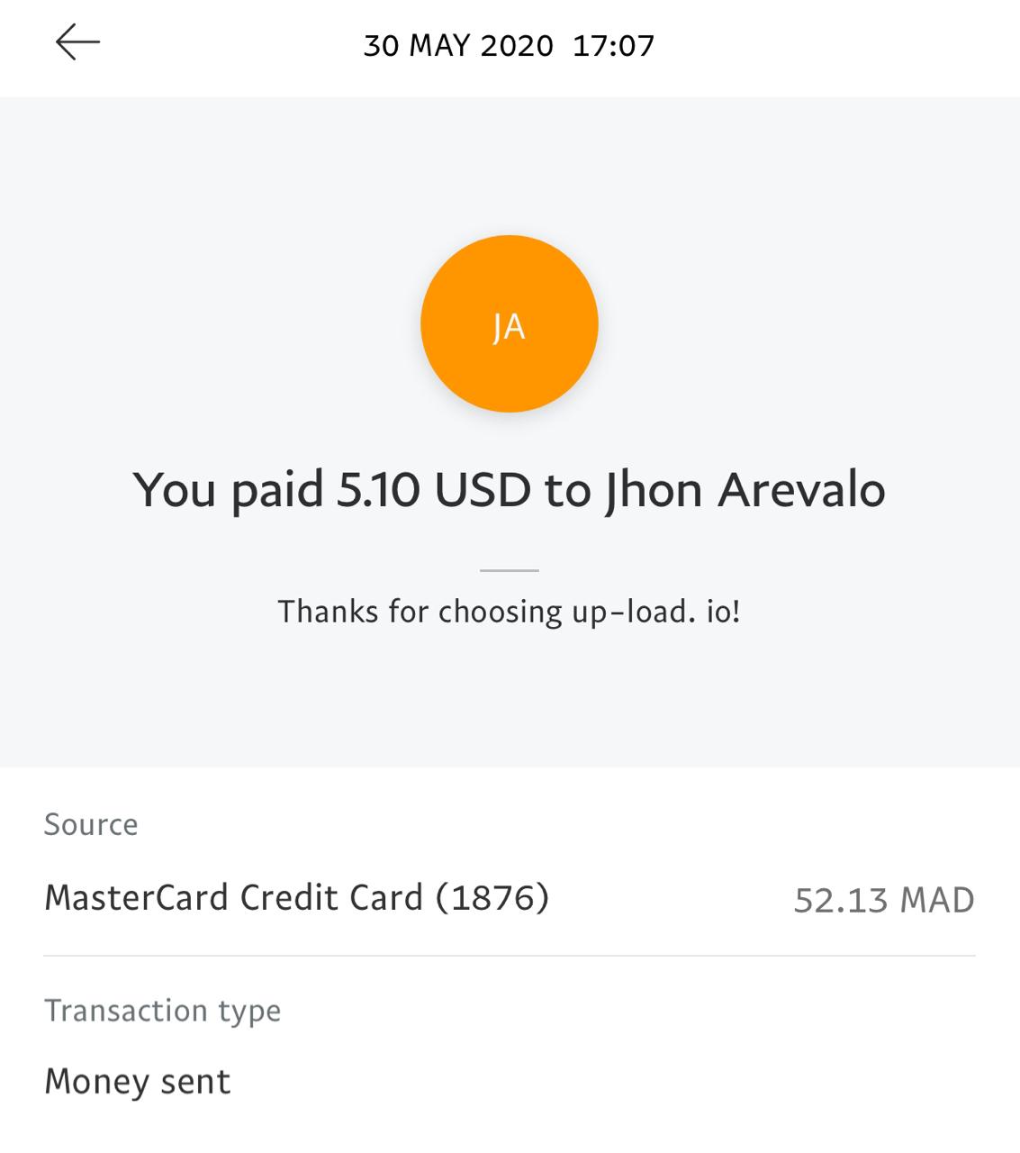 UP-LOAD.IO Payment Proof