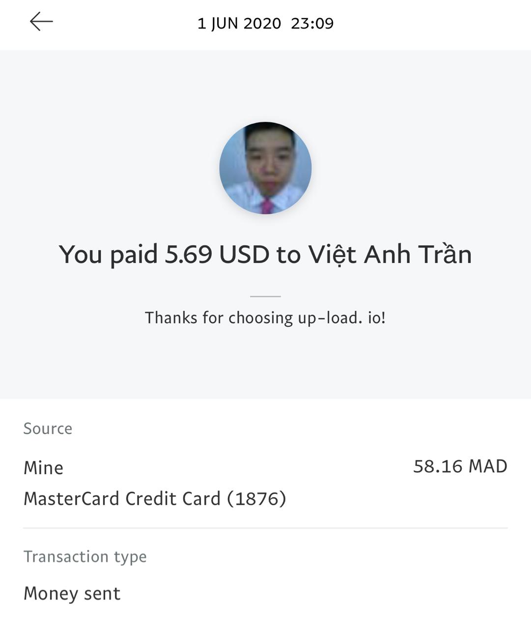 UP-LOAD.IO Payment Proof