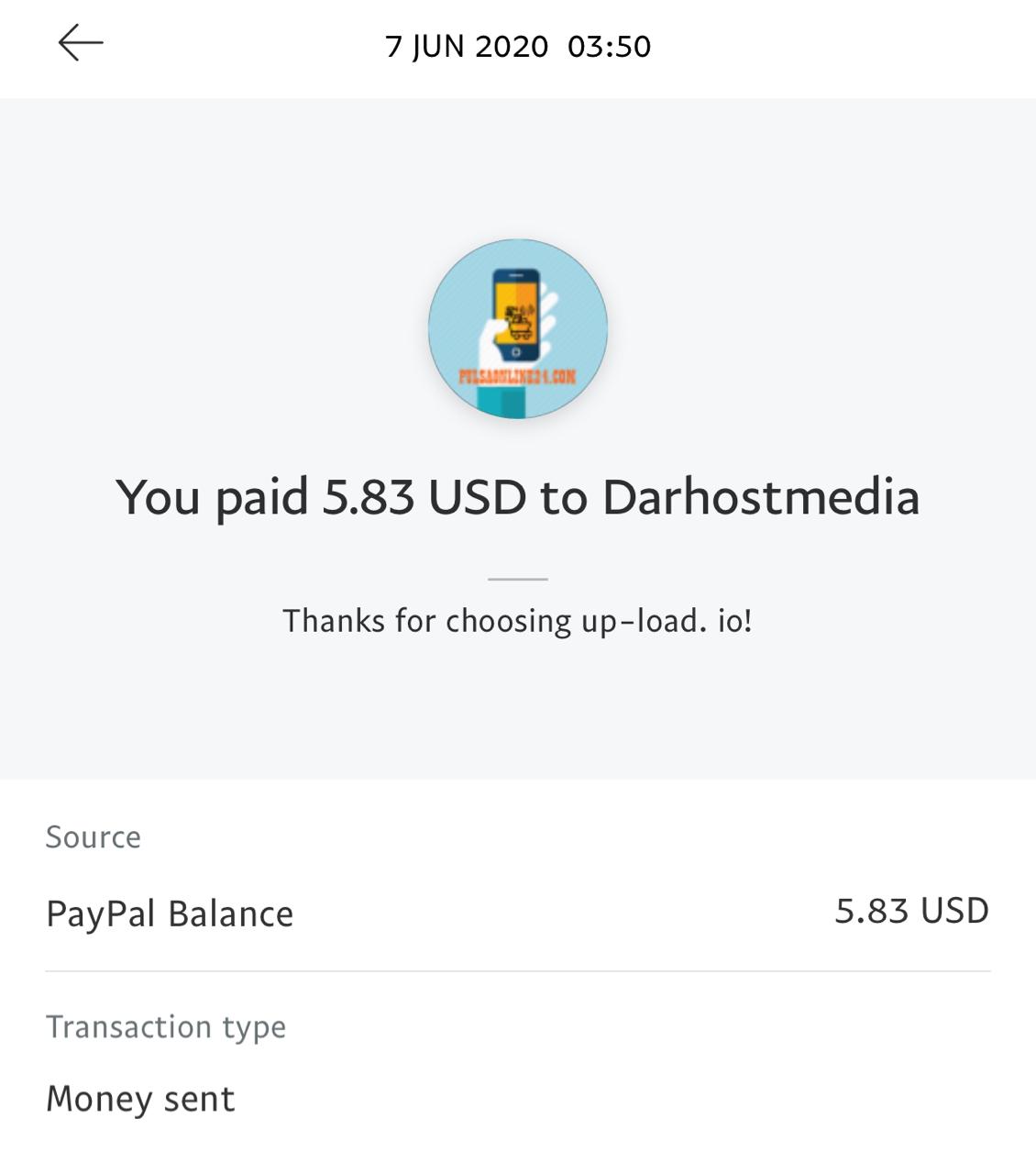 UP-LOAD.IO Payment Proof