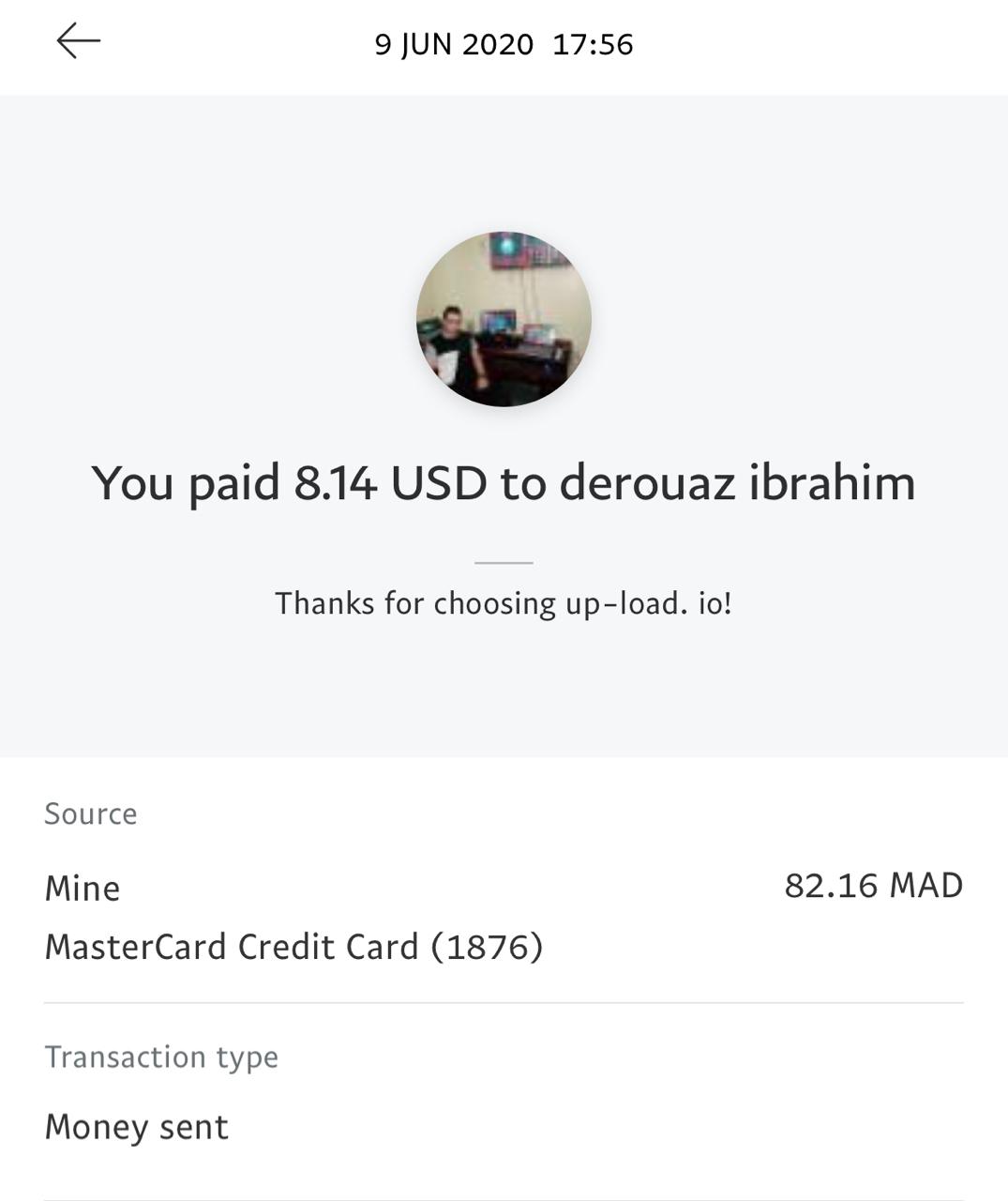 UP-LOAD.IO Payment Proof