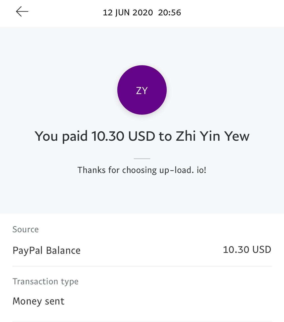 UP-LOAD.IO Payment Proof