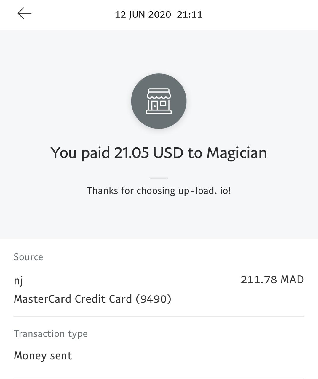 UP-LOAD.IO Payment Proof