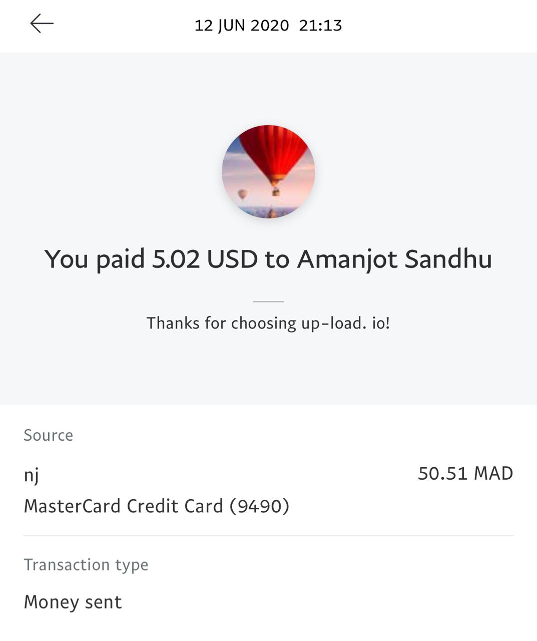 UP-LOAD.IO Payment Proof