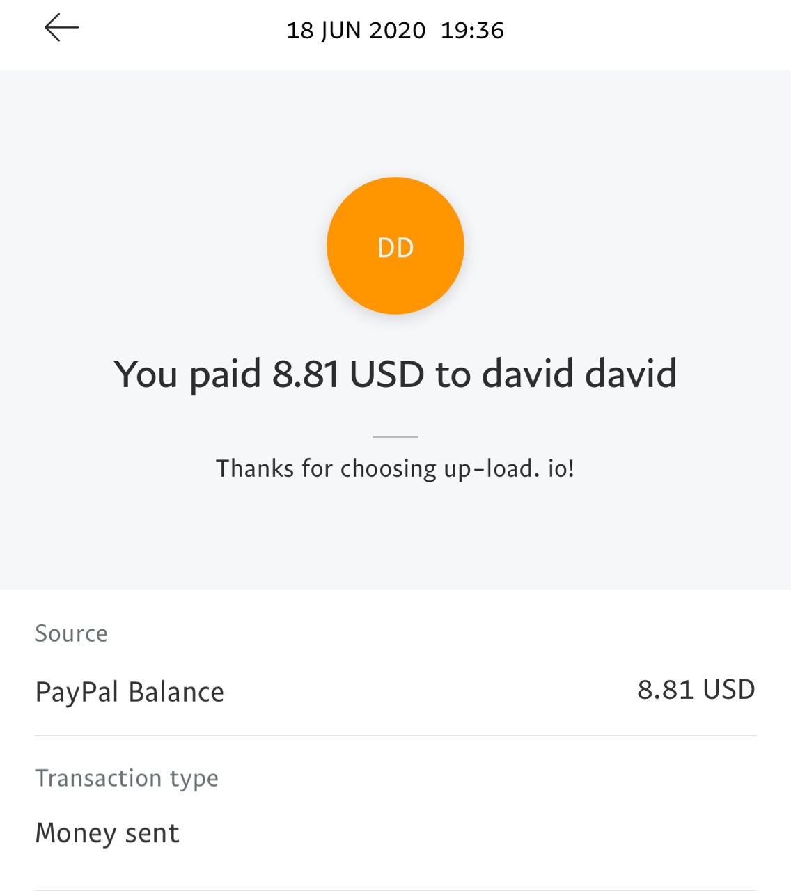 UP-LOAD.IO Payment Proof