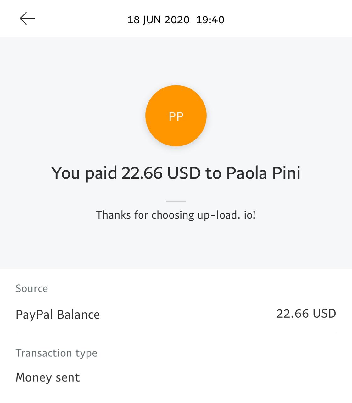 UP-LOAD.IO Payment Proof