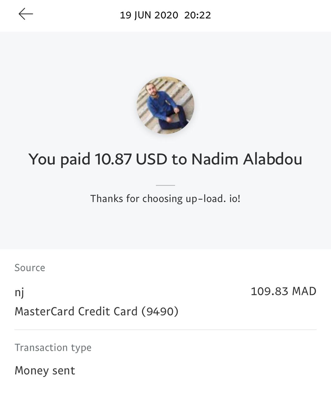 UP-LOAD.IO Payment Proof