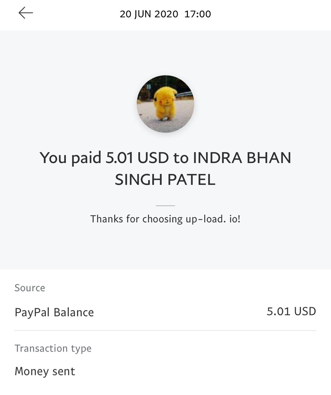 UP-LOAD.IO Payment Proof