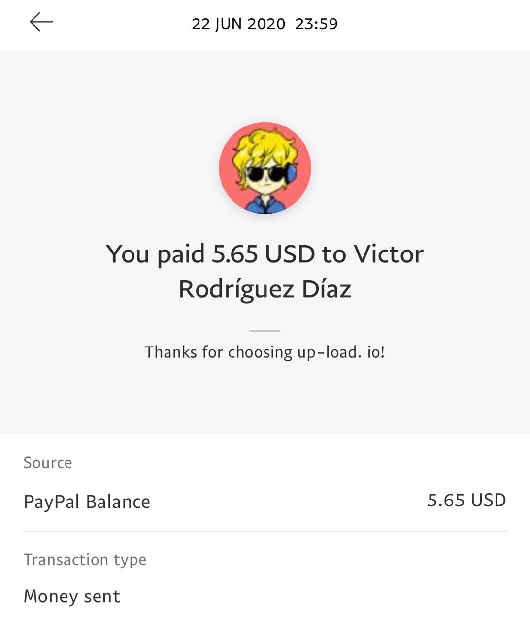 UP-LOAD.IO Payment Proof