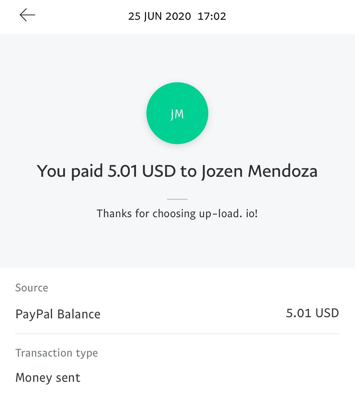 UP-LOAD.IO Payment Proof